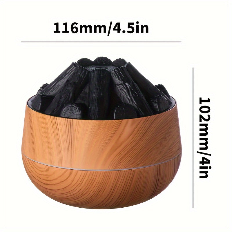 Lisslune | Fire Diffuser - Mini simulated charcoal fire air humidifier with realistic flame effect