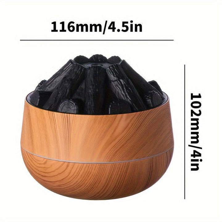 Lisslune | Fire Diffuser - Mini simulated charcoal fire air humidifier with realistic flame effect