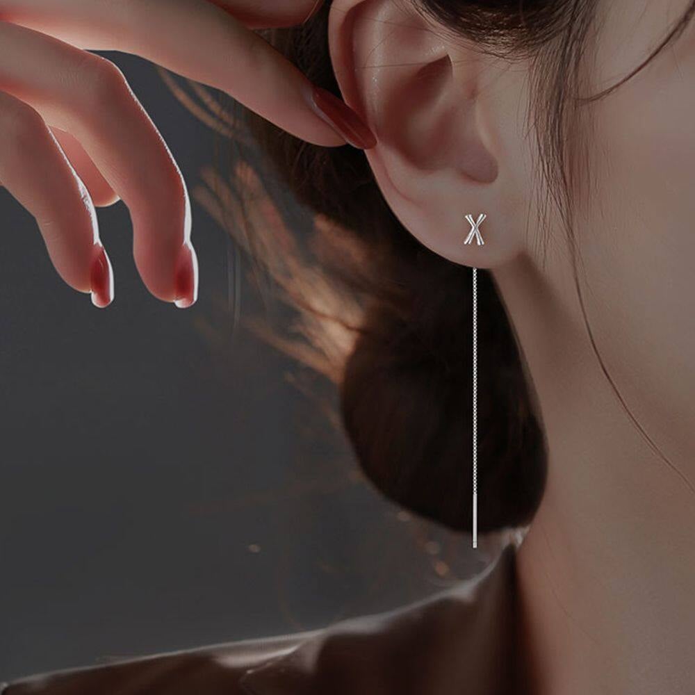 Lisslune | Shiny Alphabet Earrings