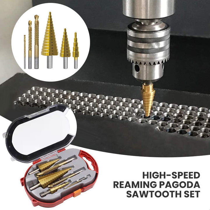 Lisslune | High-speed Friction Pagoda Saw Tooth Set (6 pieces)