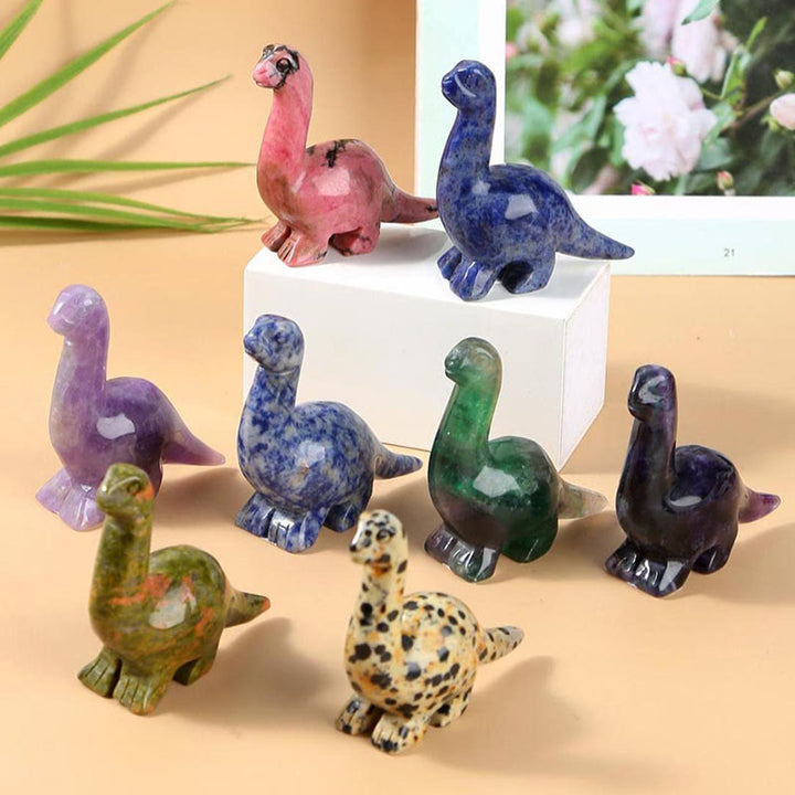 Lisslune | Frendorf 2.5 Inch Crystal Dinosaur Home Decoration Gemstone Decor