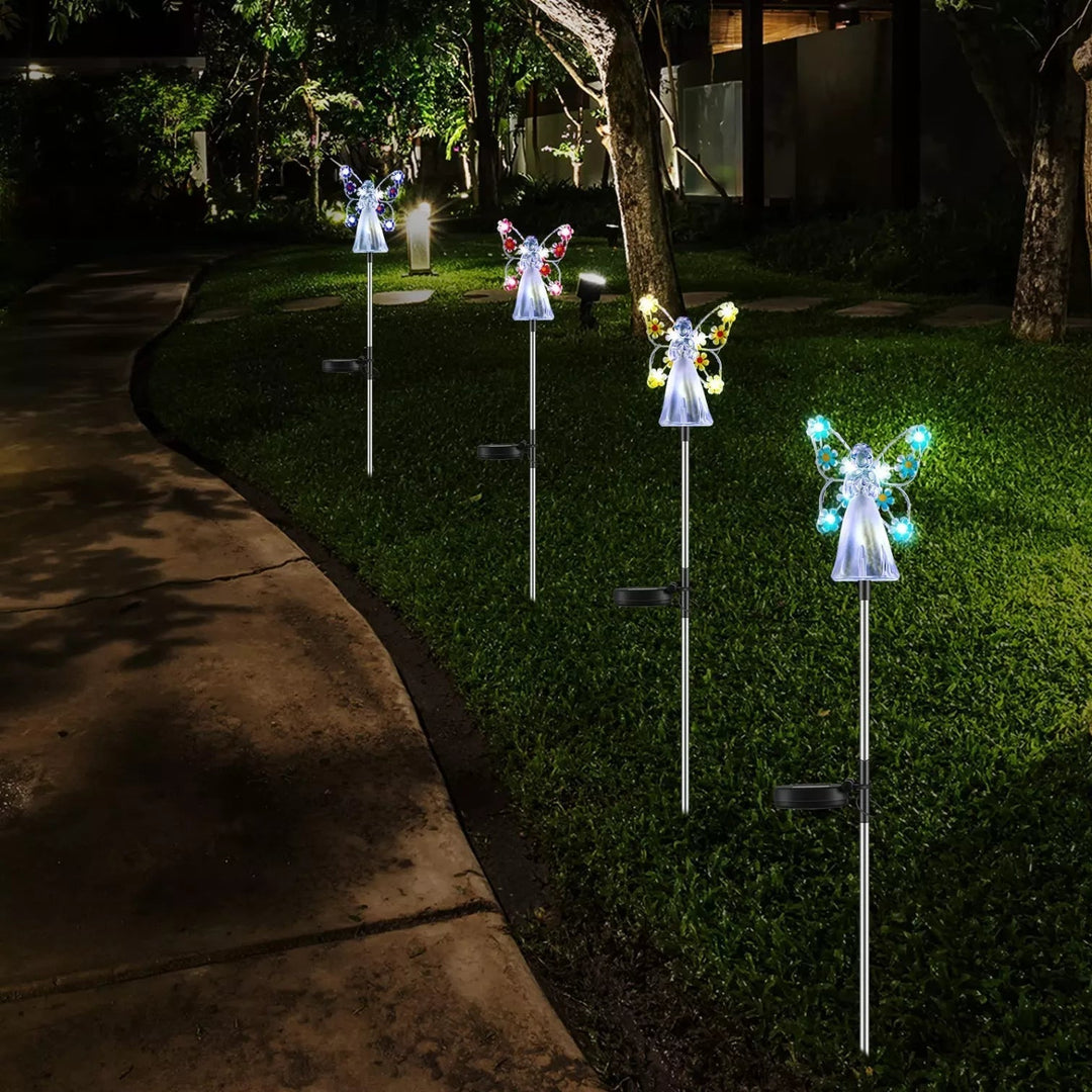 Lisslune | LumiWings Solar-powered Butterfly Lights – Enchanting Outdoor Garden Decoration