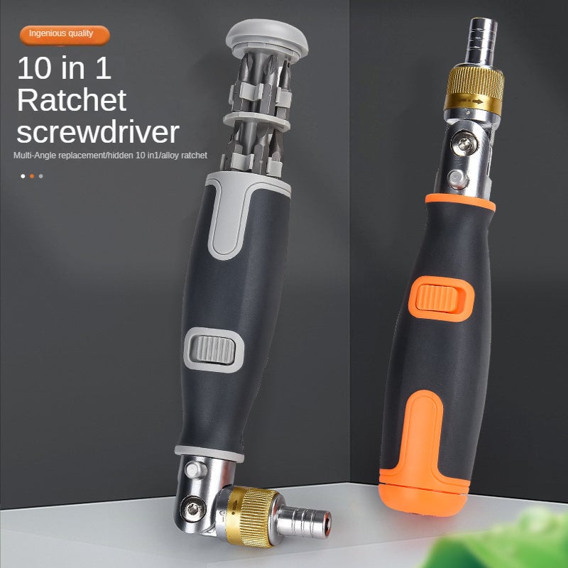 Lisslune | 10 in 1 Multi-angle ratchet screwdriver Professional tools