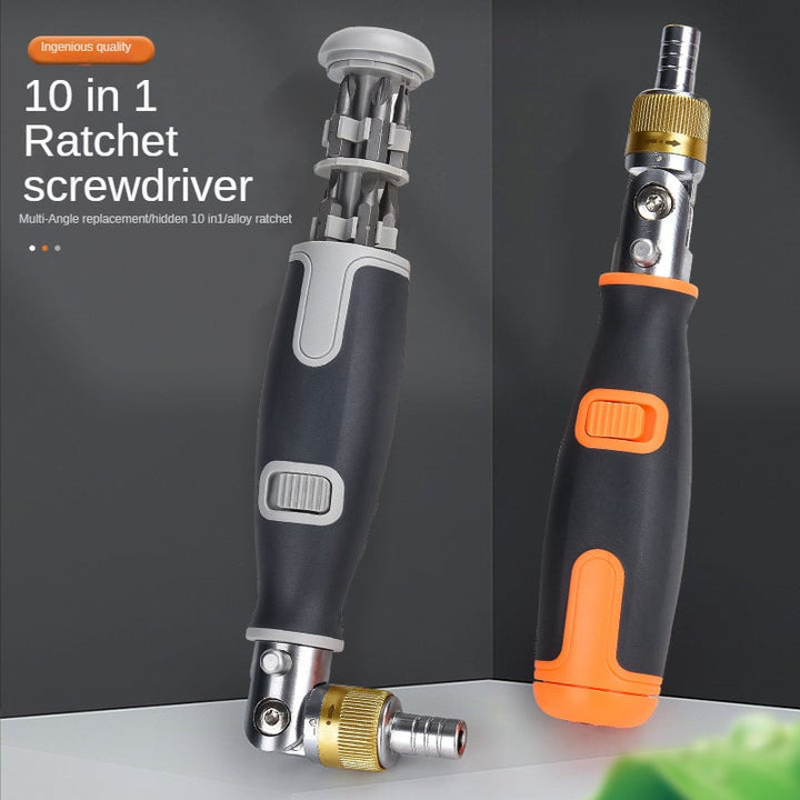 Lisslune | 10 in 1 Multi-angle ratchet screwdriver Professional tools