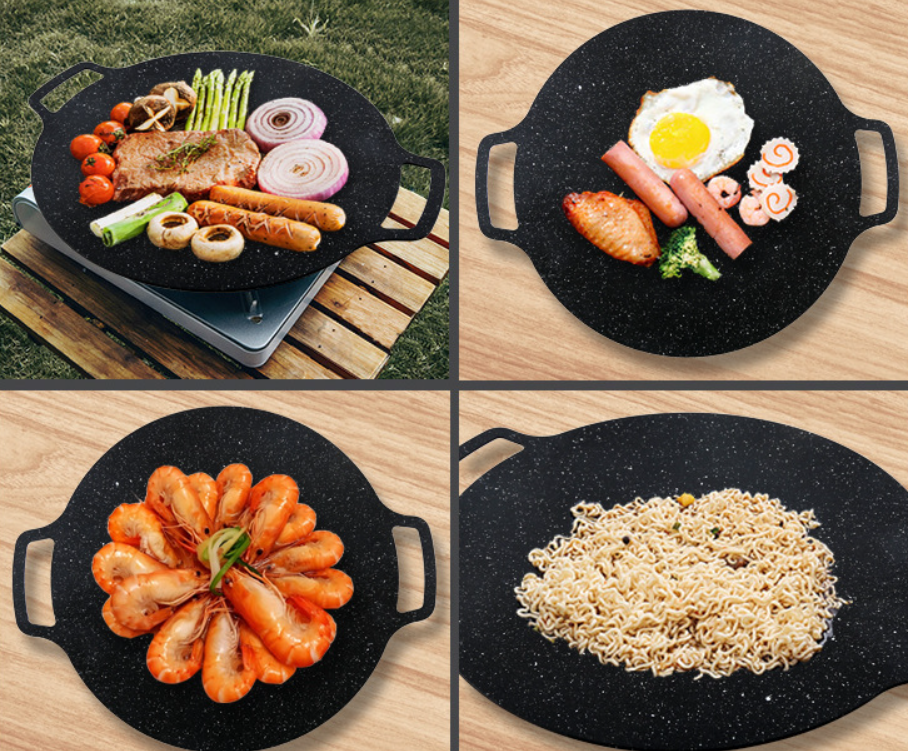 Lisslune | Multi-function Medical Sone Grill Pan Non-stick Pan