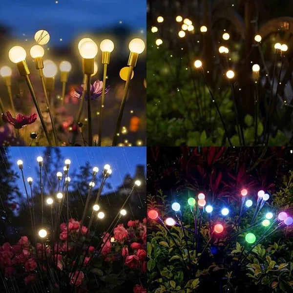 Lisslune | Solar Garden LED Firefly Plug Light
