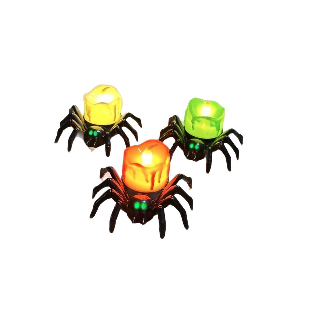 Lisslune | Halloween Decoration – Spiderback Ornament with Candle and Eyeball Designs