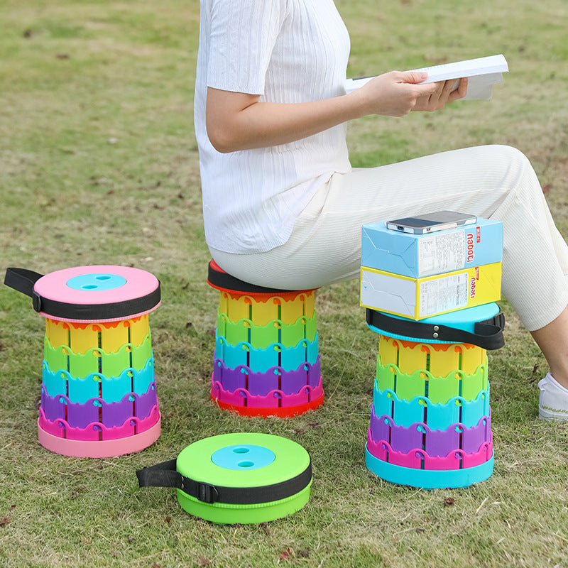 Lisslune | Improved retractable folding stool