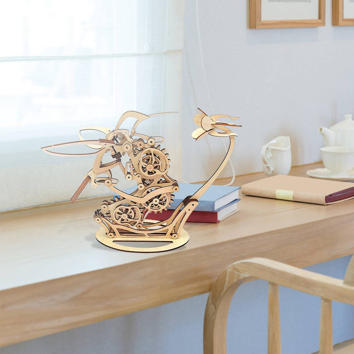 Lisslune | 3d Wooden Mechanical Hummingbird