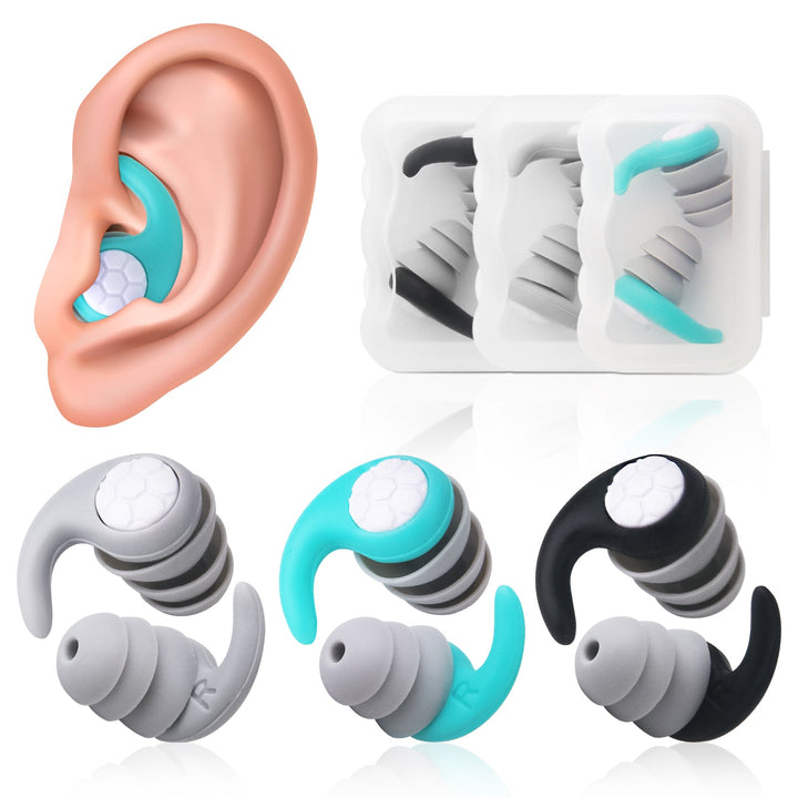 Lisslune | Reusable Silicone Swim Earplugs