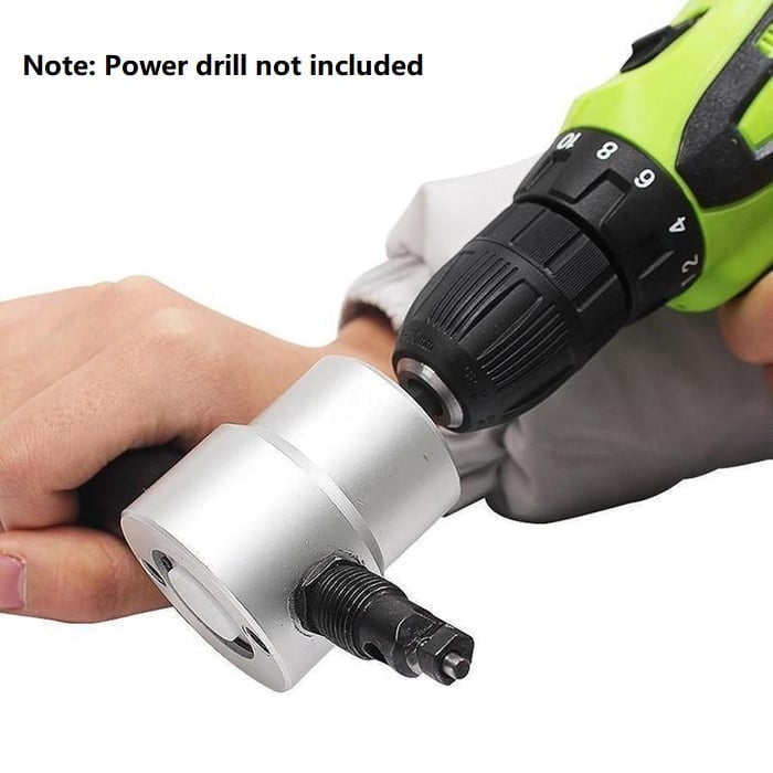 Lisslune |  Cutter Drill Attachment Double Head Metal Sheet
