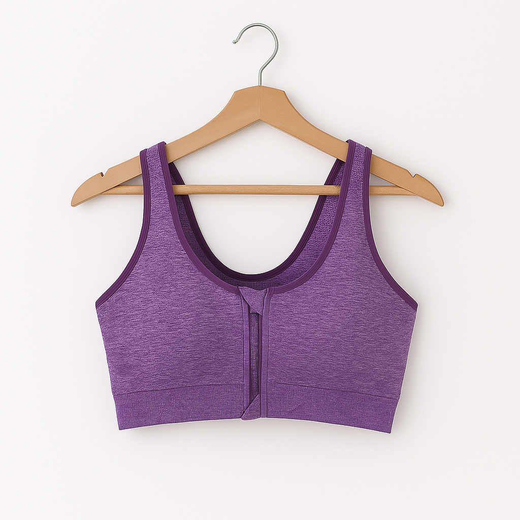 Lisslune | Women’s Sports Bra with Front Zipper Breathable