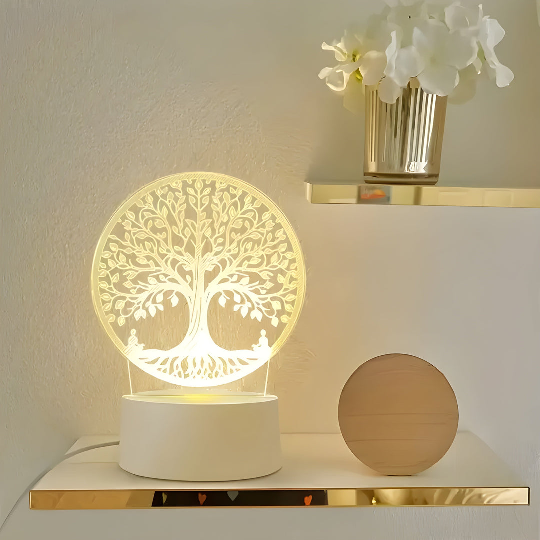 Lisslune | DreamGlow - 3D LED lamp for stylish lighting in the bedroom