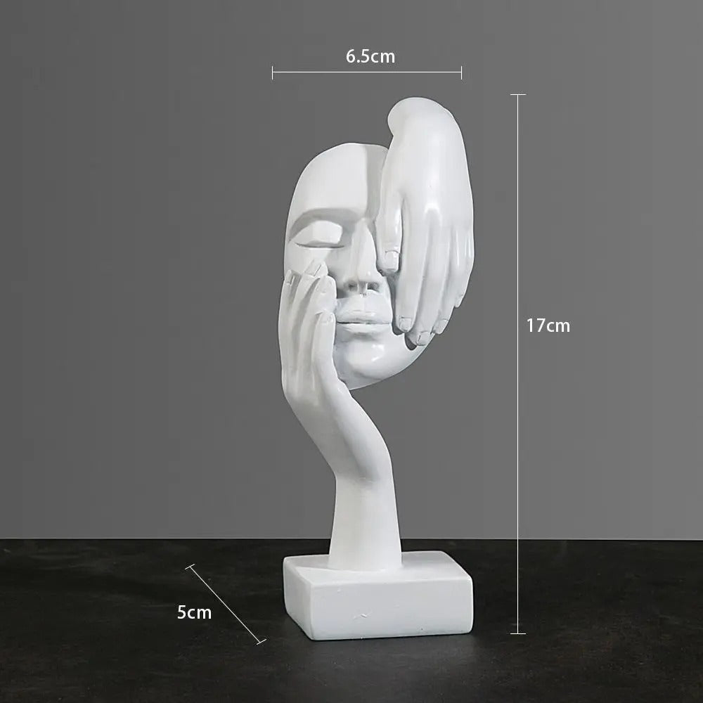Lisslune | NordicMuse Abstract Face Sculpture