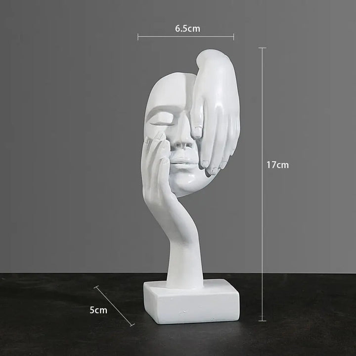 Lisslune | NordicMuse Abstract Face Sculpture
