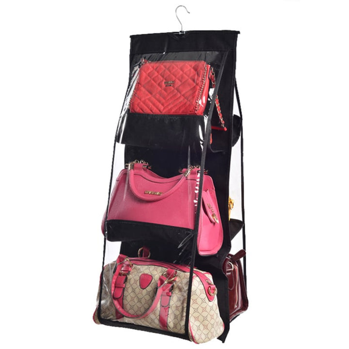 Lisslune | Hanging Handbag Organizer – Double-sided Design with 6 Compartments