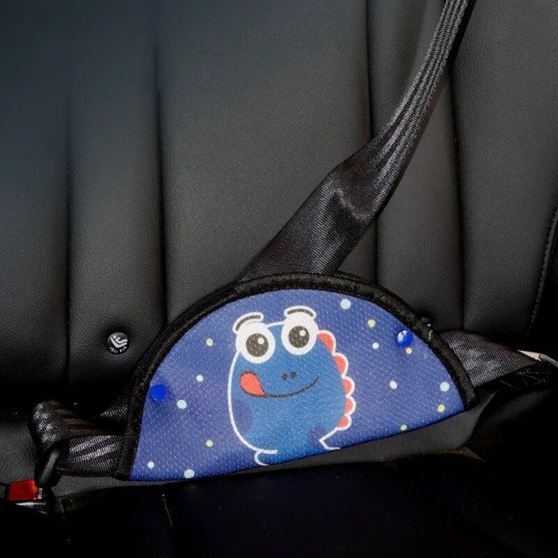 Lisslune | Children's Cartoon Safety Seatbelt Cushion and Adjustment Set