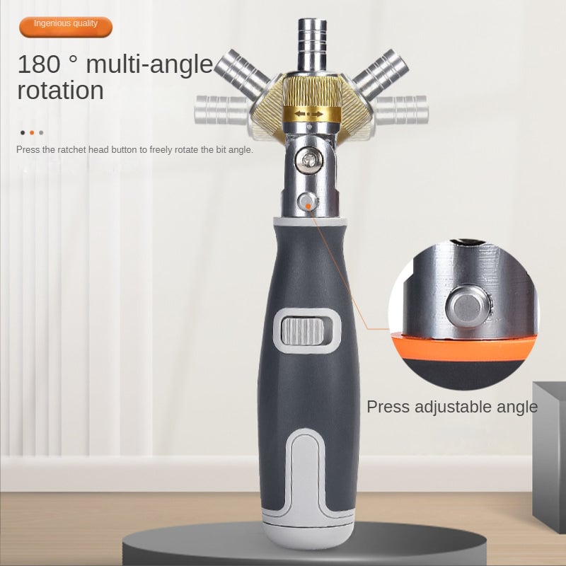 Lisslune | 10 in 1 Multi-angle ratchet screwdriver Professional tools