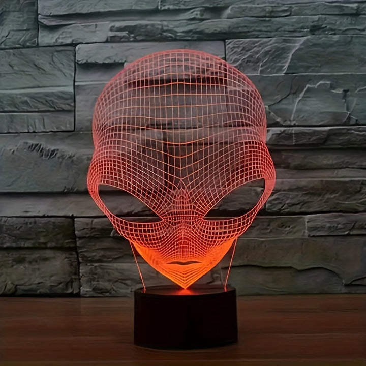 Lisslune | AstroLight – 3D-alien lamp with LED color lighting and touch control