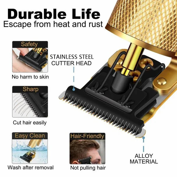 Lisslune | Cordless Zero Gapped Trimmer Hair Clipper