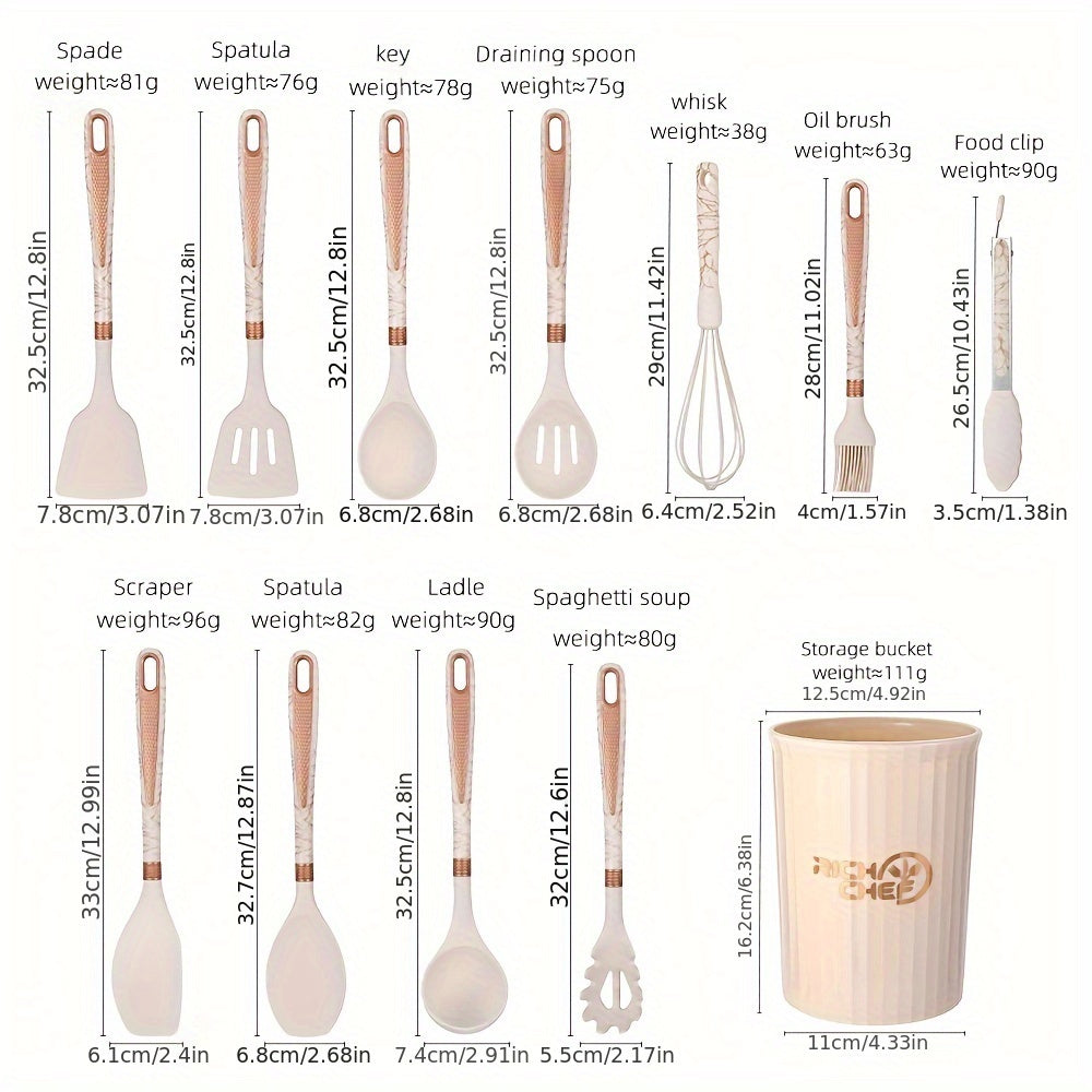 Lisslune | Cooking - Kitchen joy with the elegant silicone kitchen utensil set