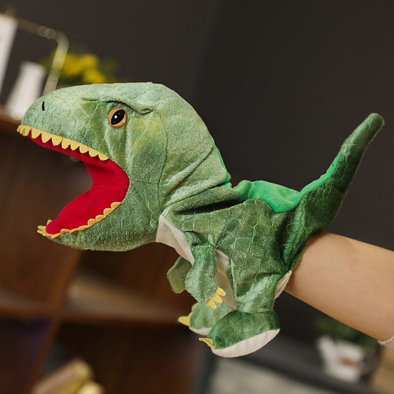 Lisslune | Dinosaur Hand Puppet-Green