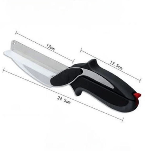 Lisslune | 2-in-1 Kitchen Knife with Built-In Cutting Board