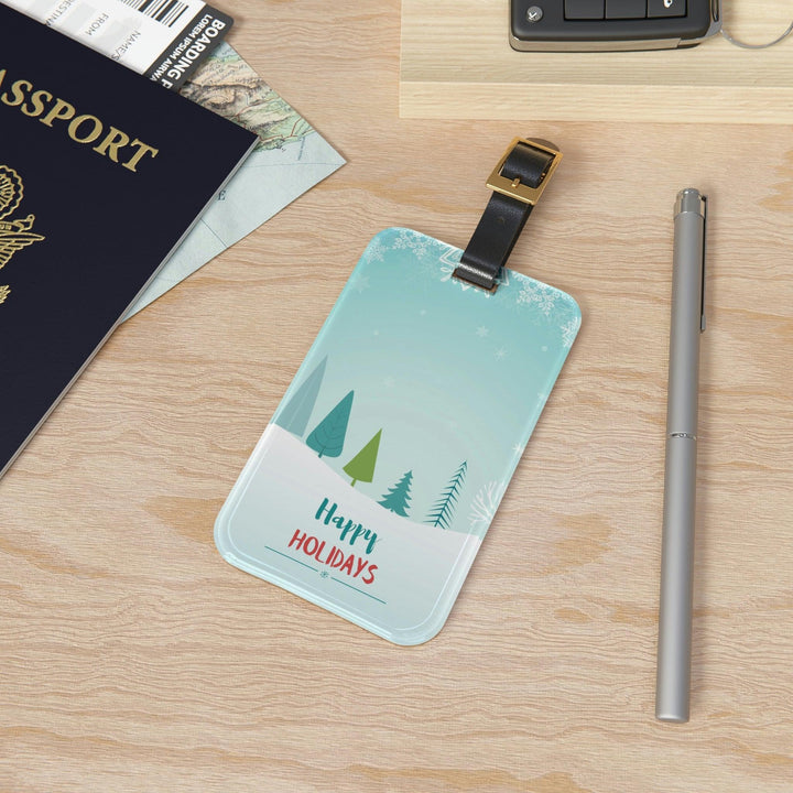 Lisslune | Chic Personalized Luggage Tag Set: Customization options for stylish travel