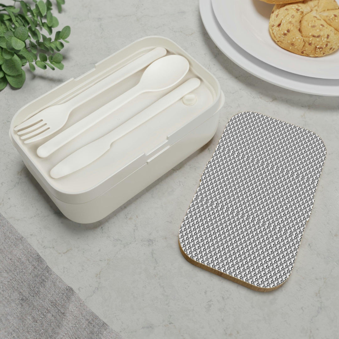 Lisslune | Elegant Bento Box with Wooden Lid for Gourmet Takeaway Meals