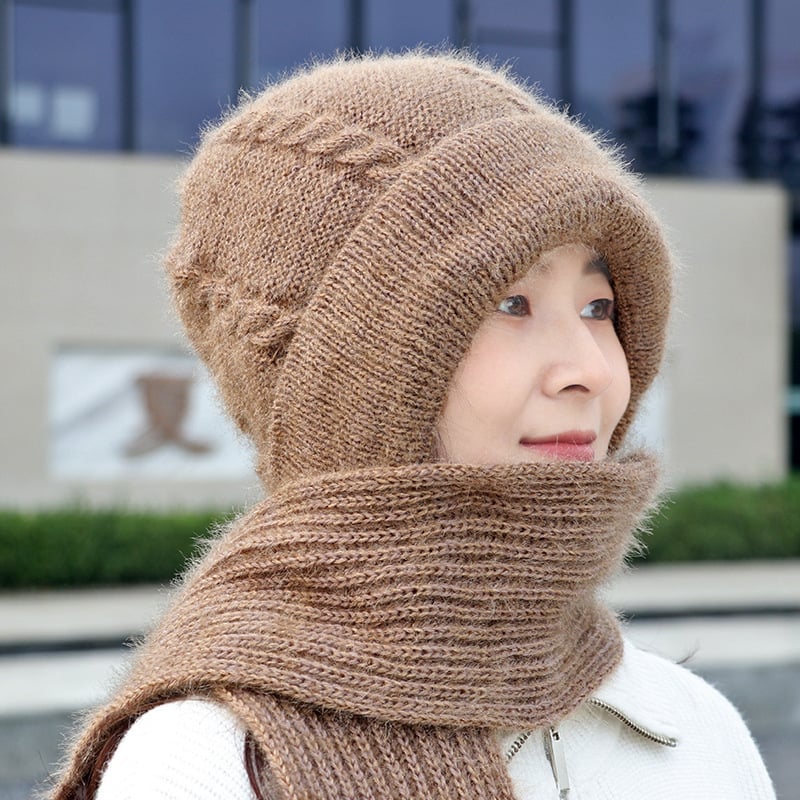 Lisslune | Integrated Ear Protection Windproof Cap Scarf