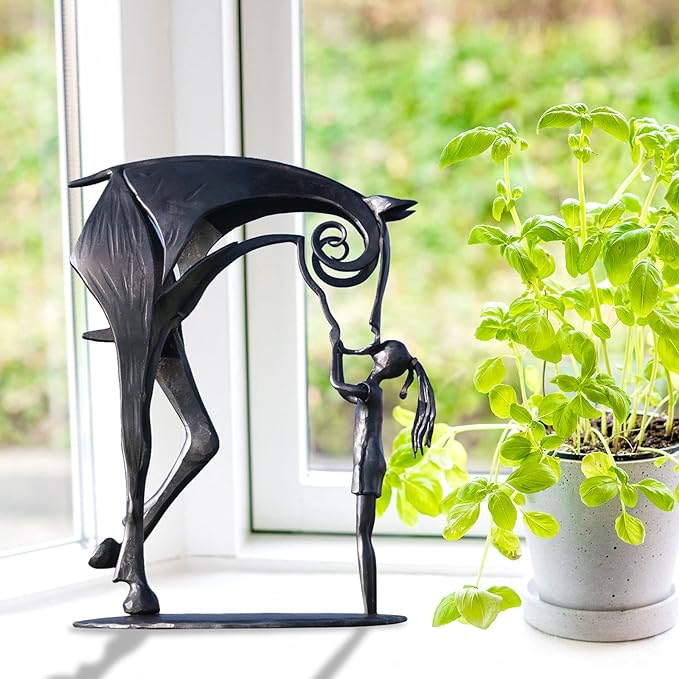 Lisslune | Modern Metal Horse Statue