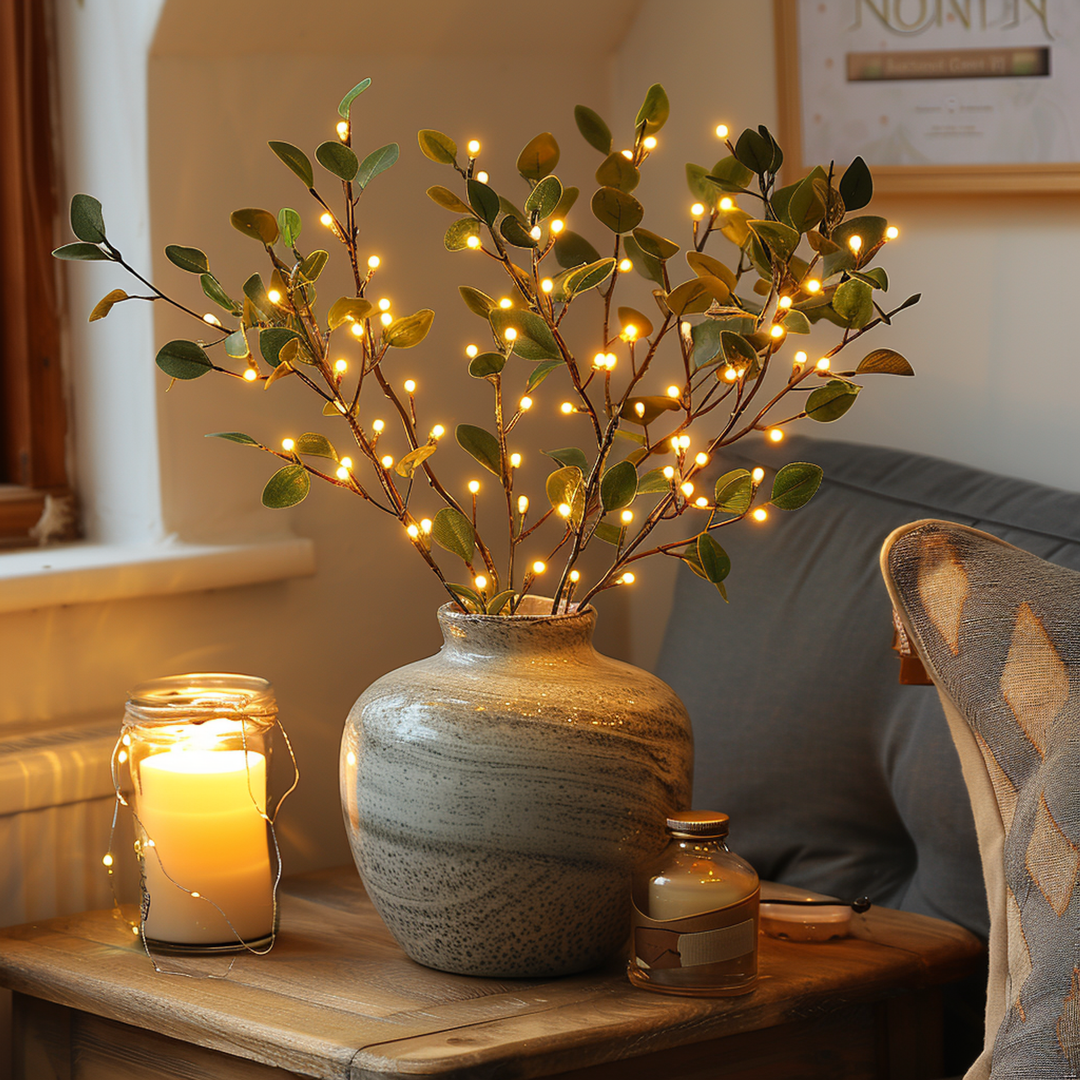 Lisslune | OliveLume LED lamp – Natural beauty in olive branch design