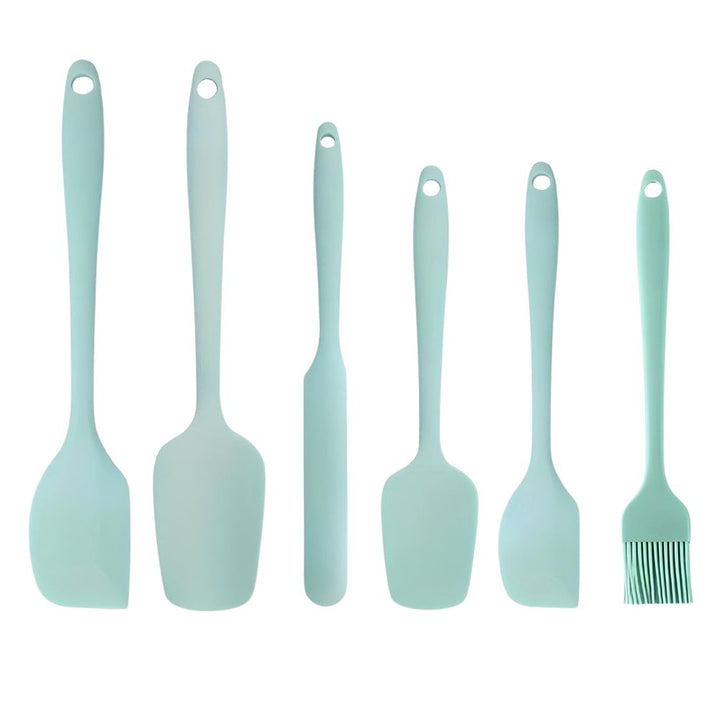 Lisslune | Flexible Silicone Spatula Set | 6 Pcs Set