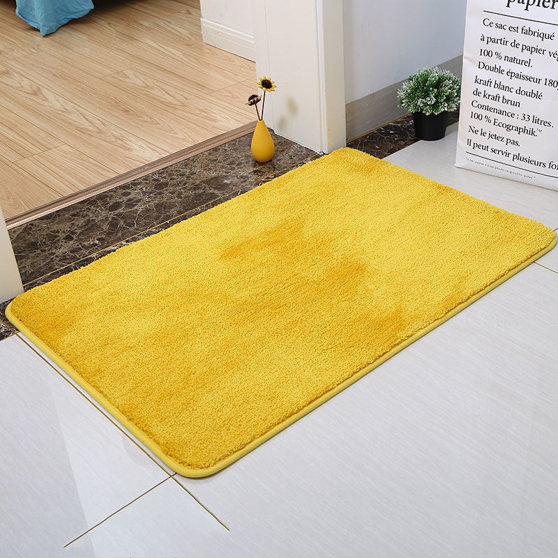 Lisslune | Feblilac Solid Color Tufted Bath Mat, Multiple Sizes Bath Mat, Pure Non-Slip Bath Mat