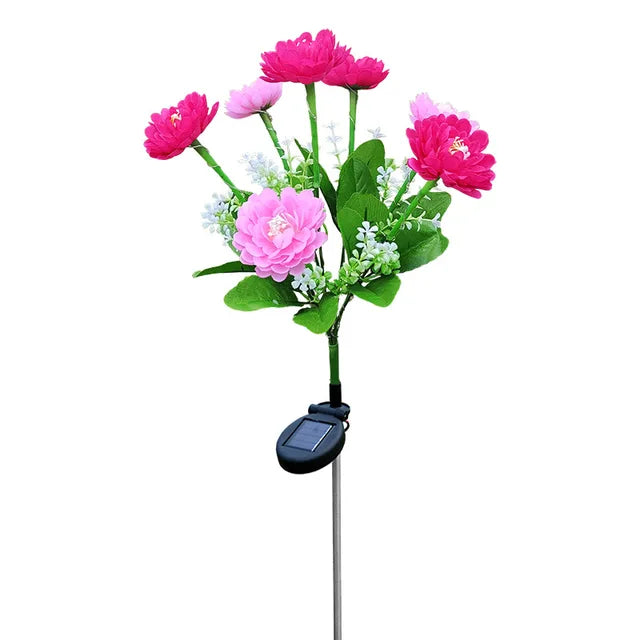 Lisslune | SolarBloom Flower Garden Lamp – Weather-resistant solar-powered lamp