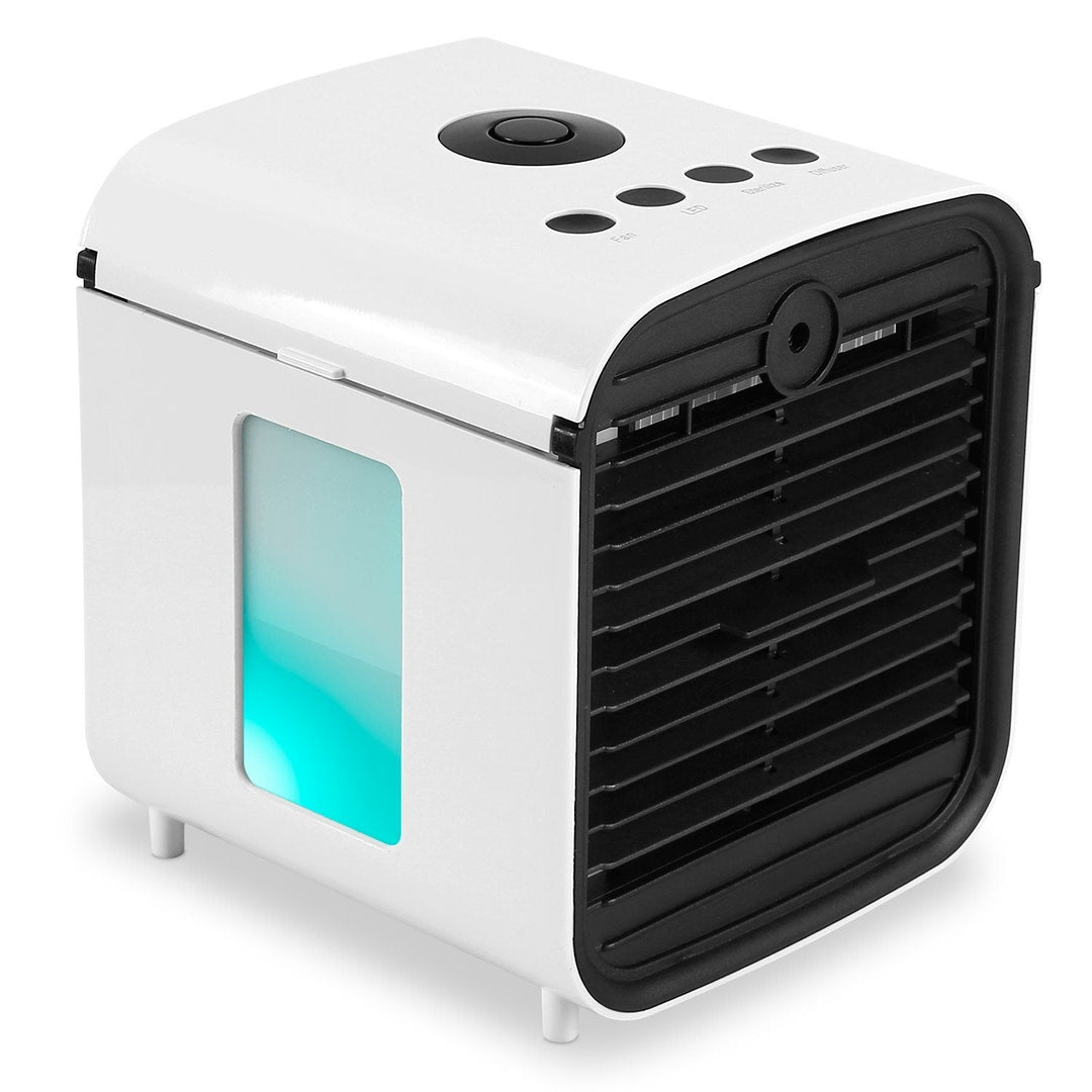 Lisslune | 7-Colors Switchable Portable Mini Air Conditioner Cooler Fan