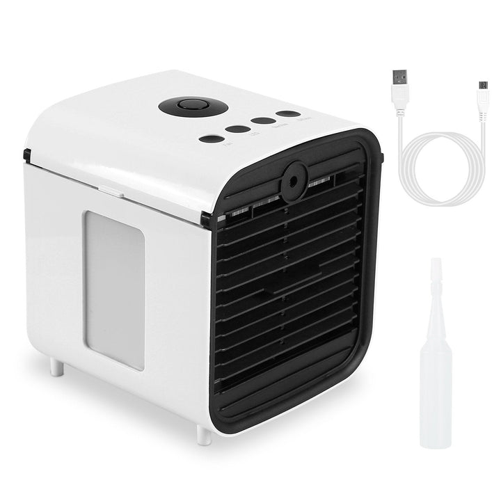 Lisslune | 7-Colors Switchable Portable Mini Air Conditioner Cooler Fan