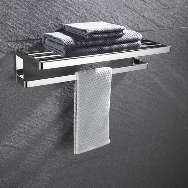 Lisslune | 5-piece modern bathroom accessories as a single item or in a set Polished chrome bathroom set