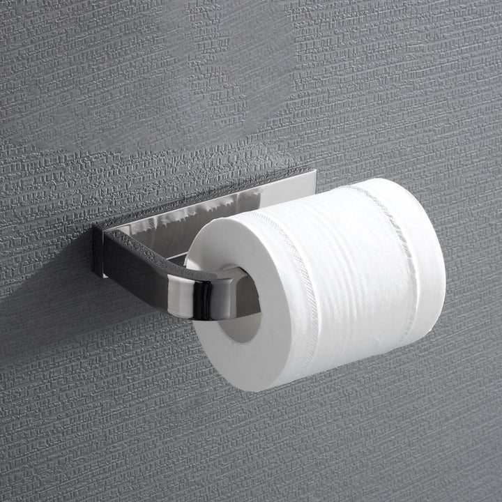 Lisslune | 5-piece modern bathroom accessories as single item or in set Polished chrome bathroom set