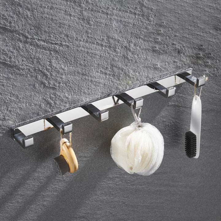 Lisslune | 5-piece modern bathroom accessories as a single item or in a set Polished chrome bathroom set
