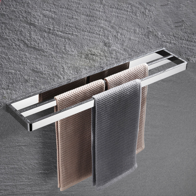 Lisslune | 5-piece modern bathroom accessories as a single item or in a set Polished chrome bathroom set