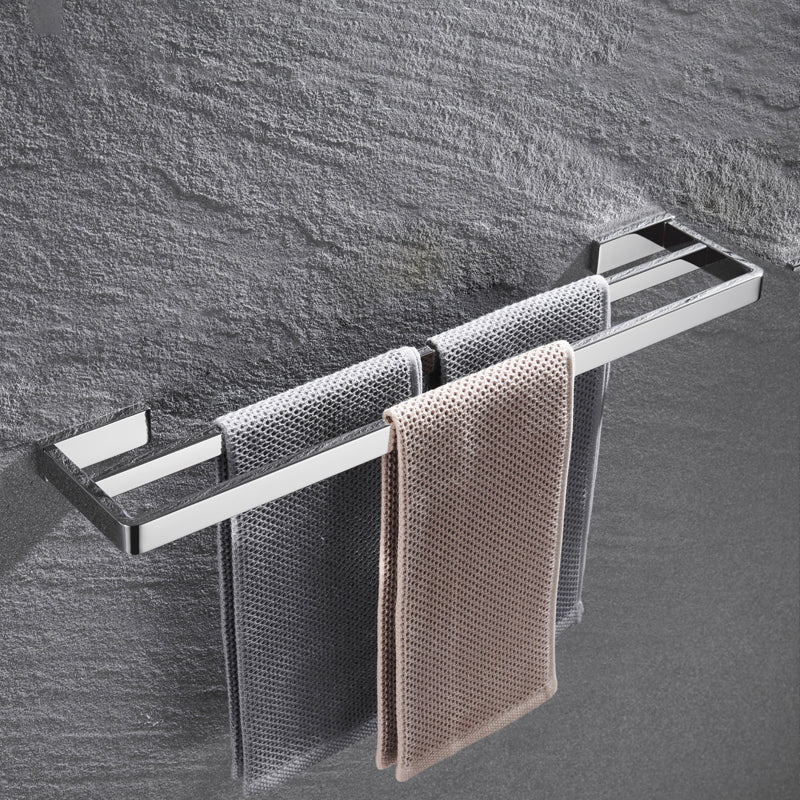 Lisslune | 5-piece modern bathroom accessories as a single item or in a set Polished chrome bathroom set