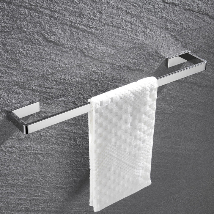 Lisslune | 5-piece modern bathroom accessories as a single item or in a set Polished chrome bathroom set