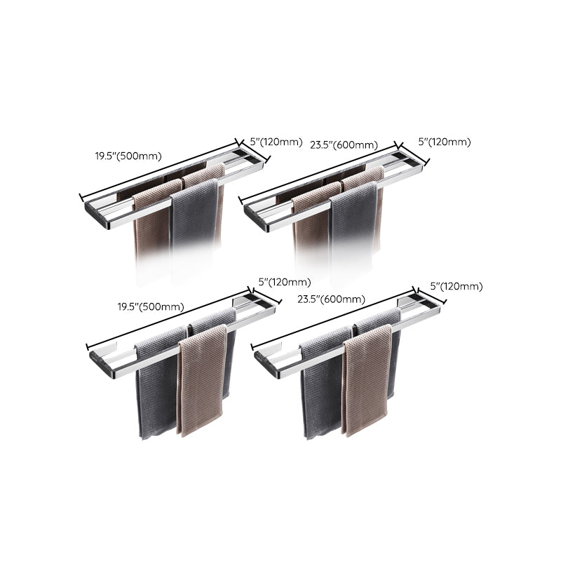 Lisslune | 5-piece modern bathroom accessories as single item or in set Polished chrome bathroom set