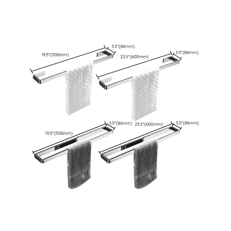 Lisslune | 5-piece modern bathroom accessories as single item or in set Polished chrome bathroom set