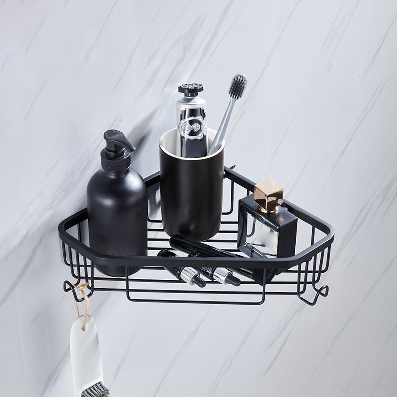 Lisslune | Matt Black 5-piece modern bathroom accessory as a single item or as a set with towel bar