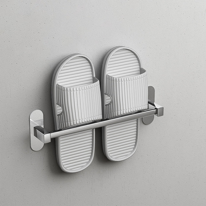 Lisslune | 2-Piece Stainless Steel Slip-Resistant Modern Chrome Bathroom Hardware Set