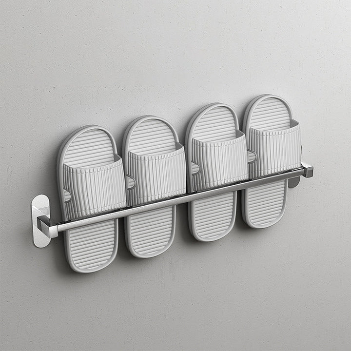 Lisslune | 2-Piece Stainless Steel Slip-Resistant Modern Chrome Bathroom Hardware Set