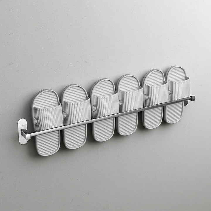 Lisslune | 2-Piece Stainless Steel Slip-Resistant Modern Chrome Bathroom Hardware Set