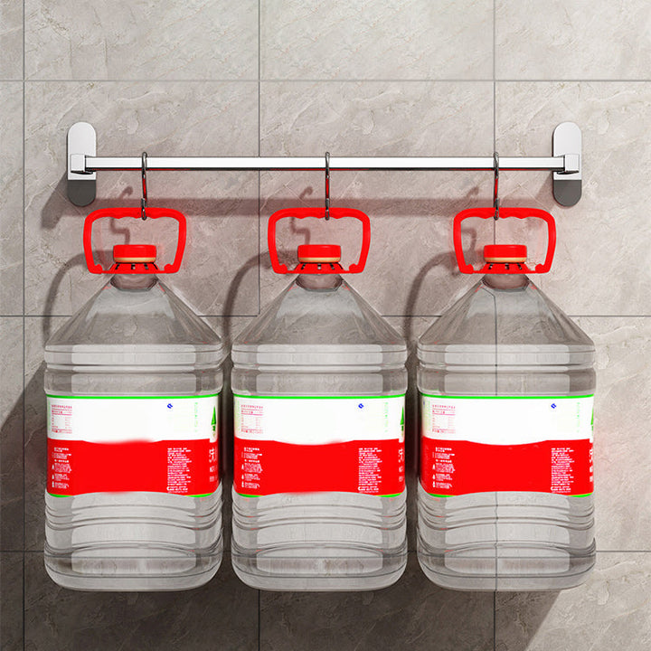 Lisslune | 2-Piece Stainless Steel Slip-Resistant Modern Chrome Bathroom Hardware Set